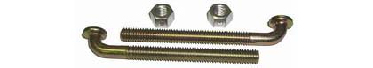 Goodmark Strap Hardware For Fuel Tank (J-Bolt And Nut Set)