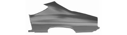 Goodmark Quarter Panel (Left - Driver) - EDP Coated Steel Reproductions