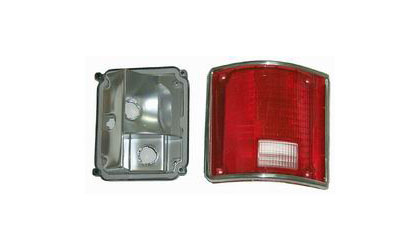 Goodmark Assembly For Tail Light (Left - Driver) - w/Chrome Trim