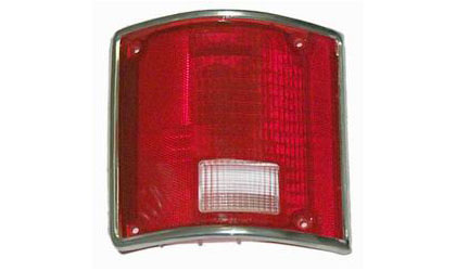 Goodmark Lens For Tail Light (Left - Driver) - w/Chrome Trim