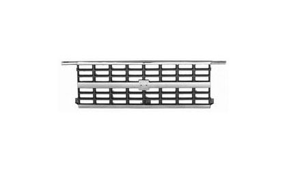 Goodmark Insert For Grille - Chrome/Silver - w/Quad Headlight