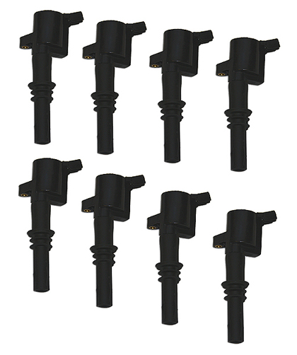 Granatelli Motorsports Ignition Coil - OEM Series 4V Coil Replacement Packs (Set of 8) (Black)