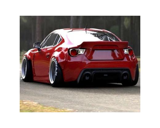 Rocket Bunny 86/Frs/Brz V2 Rear Duck Tail Wing