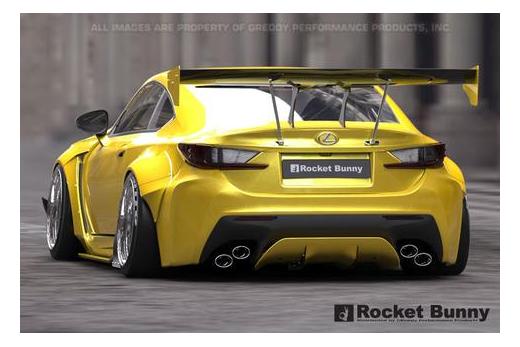 Rocket Bunny Lexus Rc-F Rear Under Diffuser