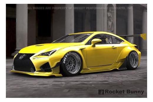 Rocket Bunny Lexus Rc-F Front Over-Fenders +45mm