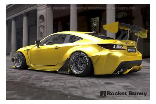 Rocket Bunny Lexus Rc-F Rear Over-Fenders +70mm