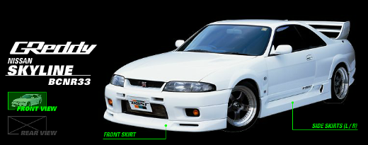 Front Lower Facia Skyline Gtr Bcnr33