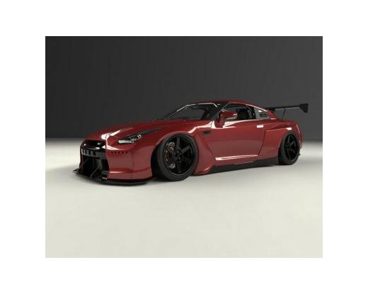 Pandem R35 Front Lip (Frp)