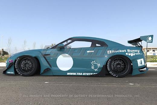 Rocket Bunny R35 V2 Side Canards (Frp)