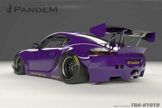 Pandem Porsche Cayman 09-12 Rear Bumper