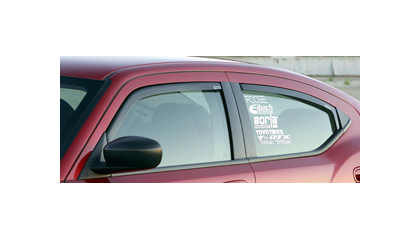 Xenon Side Window Deflectors - Ventgard Snap (Dark Smoke Acrylic)