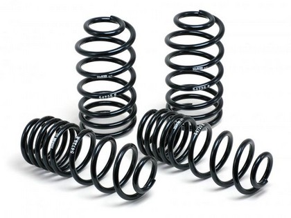 H&R Raising Springs - Raises Front: Adjustable, Rear: 1.5