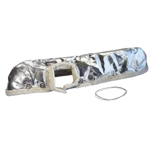 Heatshield HP Manifold Shield - 24V Dodge Cummins Manifolds - Silver