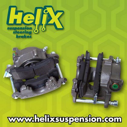 Helix GM Iron Single Piston Calipers