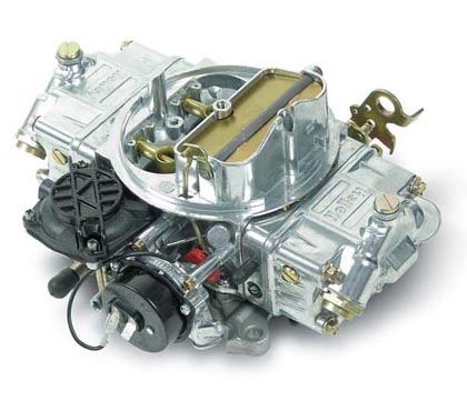 Holley Carburetor - Street Avenger, 4 bbl, 670 cfm, Vacuum Secondary, Automatic Choke, Shiny Zinc