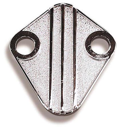 Holley Block-Off Plate for Fuel Pump - Mechanical Mounting Pad Cover