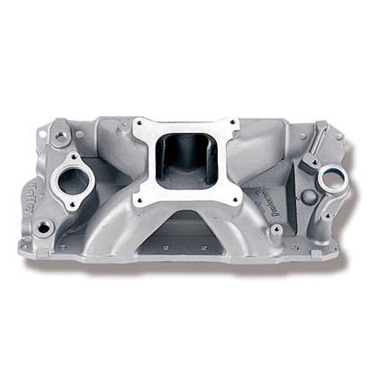 Holley Intake Manifold - Strip Dominator, 4500-7600 RPM, 1987-Later w/ Aluminum Head, Street/Strip Use Only