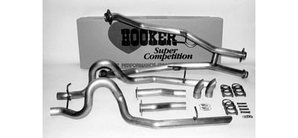 Hooker Super Competition Cat-Back System (Includes H-Pipe Balance Tube Assembly) (Black Finish) (Available w/Show Quality Chrome Tailpipes)