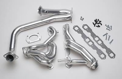 Hooker Street Force Emissions Compatible Header (Metallic Ceramic Coating) (Tube Size 1 5/8 in. O.D.) (Collector Size 2.5 in. O.D.) (Collector Length 5 in.) (Port Shape Same As Port)