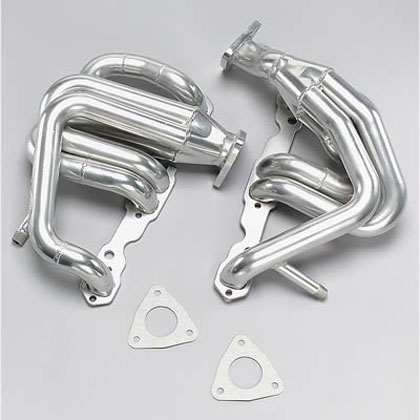 Hooker Street Force Emissions Compatible Header (Metallic Ceramic Coating) (Tube Size 1.75 in. O.D.) (Collector Size 3 in. O.D.) (Collector Length 3 in.) (Port Shape Same As Port)