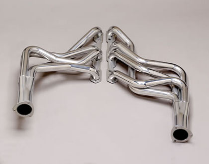 Hooker Super Compeition Header (Metallic Ceramic Coating) (Full Length Tube 1.75 in. x 32 in. O.D.) (Collector Size 3 in. O.D.) (Collector Length 10 in.) (Port Shape Same As Port) (Fits w/Angle Plug Heads)