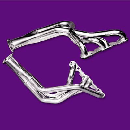 Hooker Super Compeition Header (Metallic Ceramic Coating) (Full Length Tube 1.75 in. x 30 in. O.D.) (Collector Size 3 in. O.D.) (Collector Length 10 in.) (Port Shape Same As Port) (Fits w/Angle Plug Heads)