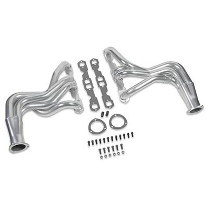 Hooker Super Compeition Header (Metallic Ceramic Coating) (Full Length Tube 1.75 in. x 28 in. O.D.) (Collector Size 3 in. O.D.) (Collector Length 6.5 in.) (Port Shape Same As Port) (Fits w/Angle Plug Head)