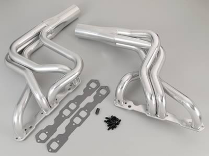 Hooker Super Compeition Header (Metallic Ceramic Coating) (Full Length Tube 1 7/8 in. x 29 in. O.D.) (Collector Size 3.5 in. O.D.) (Collector Length 10 in.) (Port Shape Rectangle) (Fits w/Angle Plug Heads)