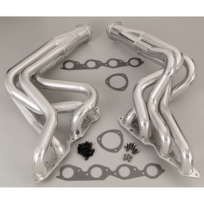 Hooker Super Compeition Header (Metallic Ceramic Coating) (Full Length) (Chevy Eng 396-502; Tube Sz 2 1/8 x 32 OD in.; Collector Size 3.5 OD in.; Collector Length 10 in.) (Round Port)