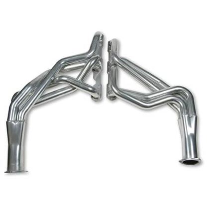 Hooker Super Compeition Header (Metallic Ceramic Coating) (Tube Size 1.75 x 28 O.D. in.) (Collector Size 3 O.D. in.) (Collector Length 10 in.) (Port Shape Same As Port) (Fits Angle Plug Heads)