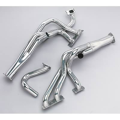 Hooker Super Compeition Header (Metallic Ceramic Coating) (Full Length) (Tube 2 1/8 in. x 30 in. O.D.) (Collector Size 3.5 in. O.D.) (Collector Length 12 in.) (Port Shape Same As Port)