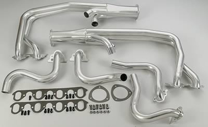 Hooker Super Compeition Header (Metallic Ceramic Coating) (Full Length) (Tube 1 7/8 in. x 35 in. O.D.) (Collector Size 3.5 in. O.D.) (Collector Length 10 in.) (Port Shape Same As Port)