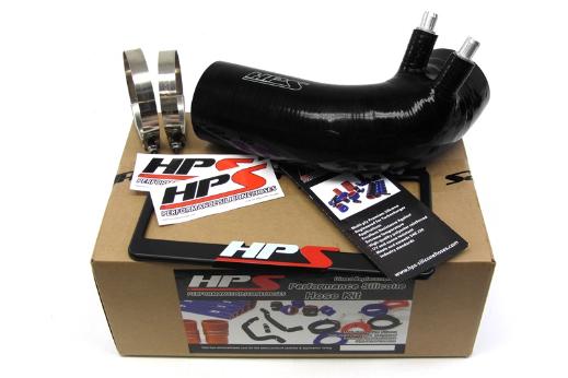 HPS Black Silicone Air Intake Hose Post MAF Tube - Black