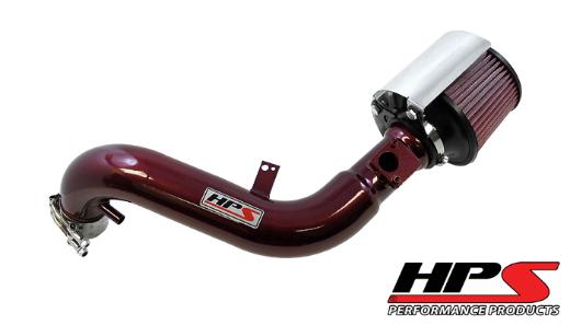 HPS Shortram Air Intake + Heat Shield Red 