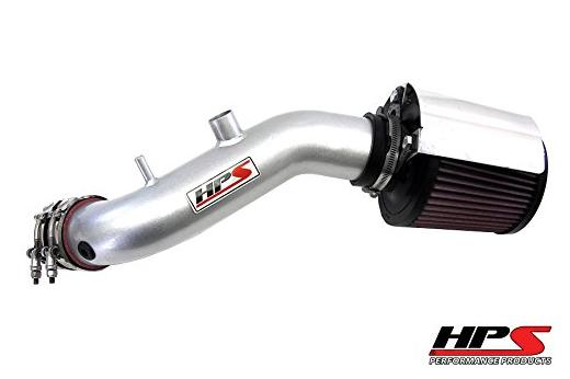 HPS Shortram Air Intake + Heat Shield Silver 