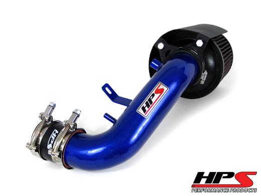 HPS Shortram Air Intake + Heat Shield Blue 