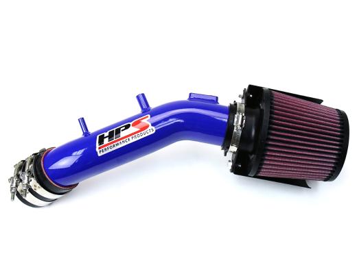 HPS Shortram Air Intake + Heat Shield Blue 