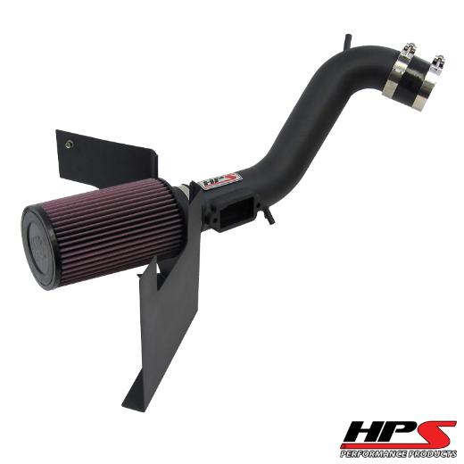 HPS Shortram Air Intake + Heat Shield Black 