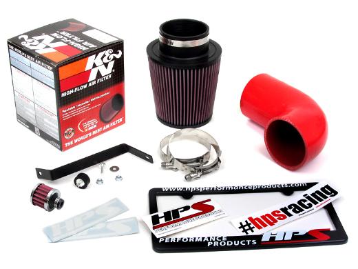 HPS Silicone Air Intake Kit Cool Ram Red 