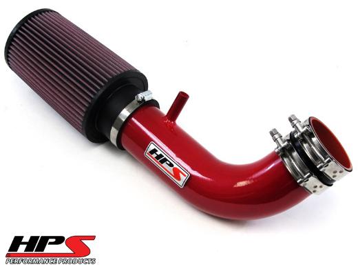 HPS Shortram Air Intake Kit JK Cool Red 