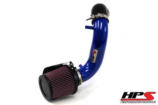 HPS Shortram Air Intake + Heat Shield Blue 