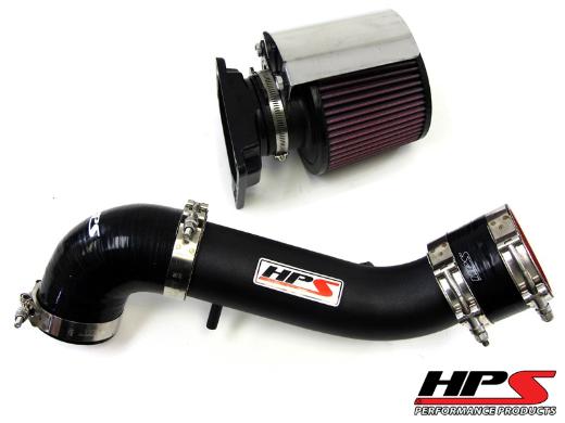 HPS Shortram Air Intake + Heat Shield Black 