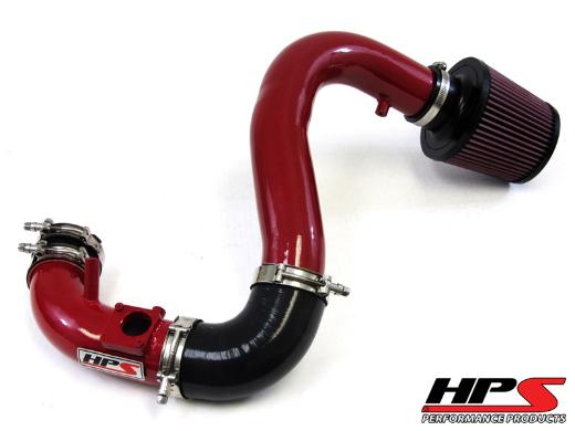 HPS Cold Air Intake (Converts to Shortram) Red 