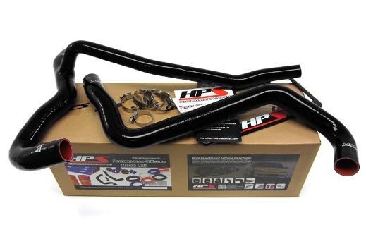 HPS Black Silicone Radiator Hose Kit Coolant - Black