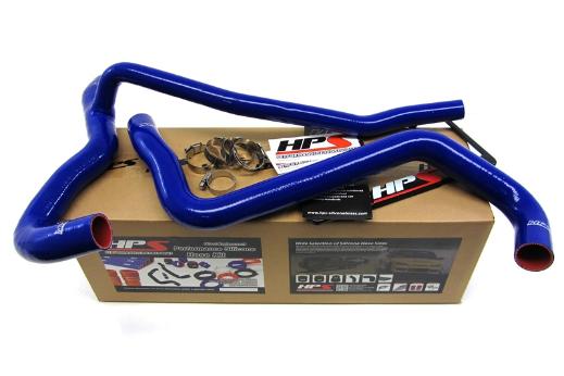 HPS Blue Silicone Radiator Hose Kit Coolant - Blue