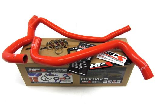 HPS Red Silicone Radiator Hose Kit Coolant - Red