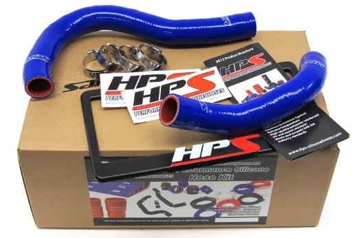 HPS Blue Silicone Radiator Hose Kit Coolant EP3 - Blue