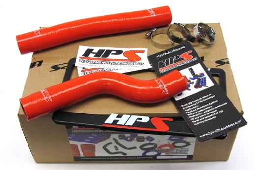 HPS Red Silicone Radiator Hose Kit Coolant - Red