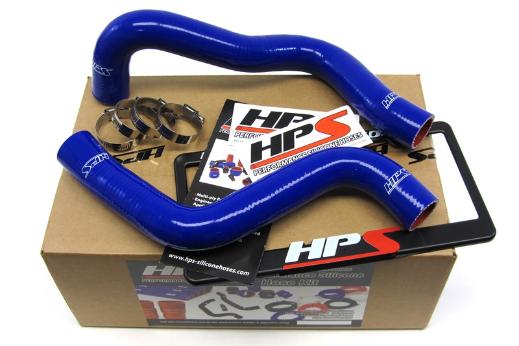 HPS Blue Silicone Radiator Hose Kit Coolant - Blue