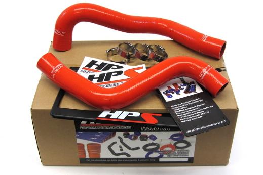 HPS Red Silicone Radiator Hose Kit Coolant - Red